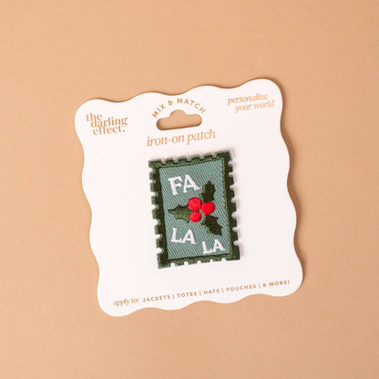 Mix & Match Iron-On Patch, A pink Be Kind patch on its patch card, with BE KIND spelled out in bold pink lettering.