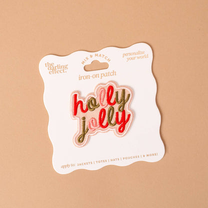 Mix & Match Iron-On Patch, A pink Be Kind patch on its patch card, with BE KIND spelled out in bold pink lettering.
