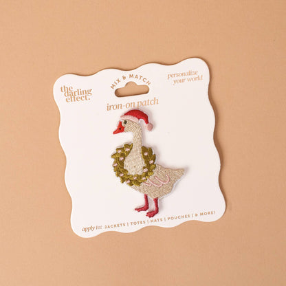 Mix & Match Iron-On Patch, A pink Be Kind patch on its patch card, with BE KIND spelled out in bold pink lettering.