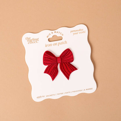 Mix & Match Iron-On Patch, A pink Be Kind patch on its patch card, with BE KIND spelled out in bold pink lettering.