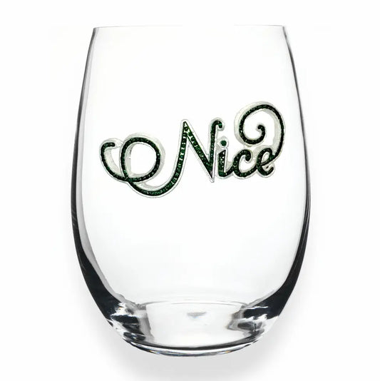 Nice Stemless Wine Glass