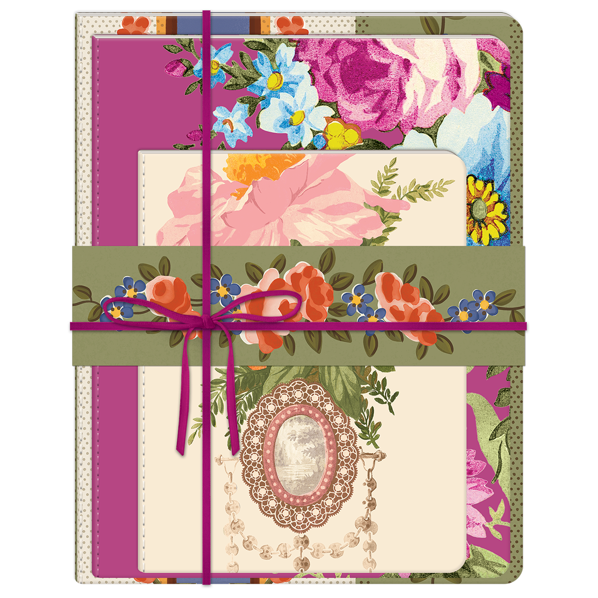 Floral Notebook Set