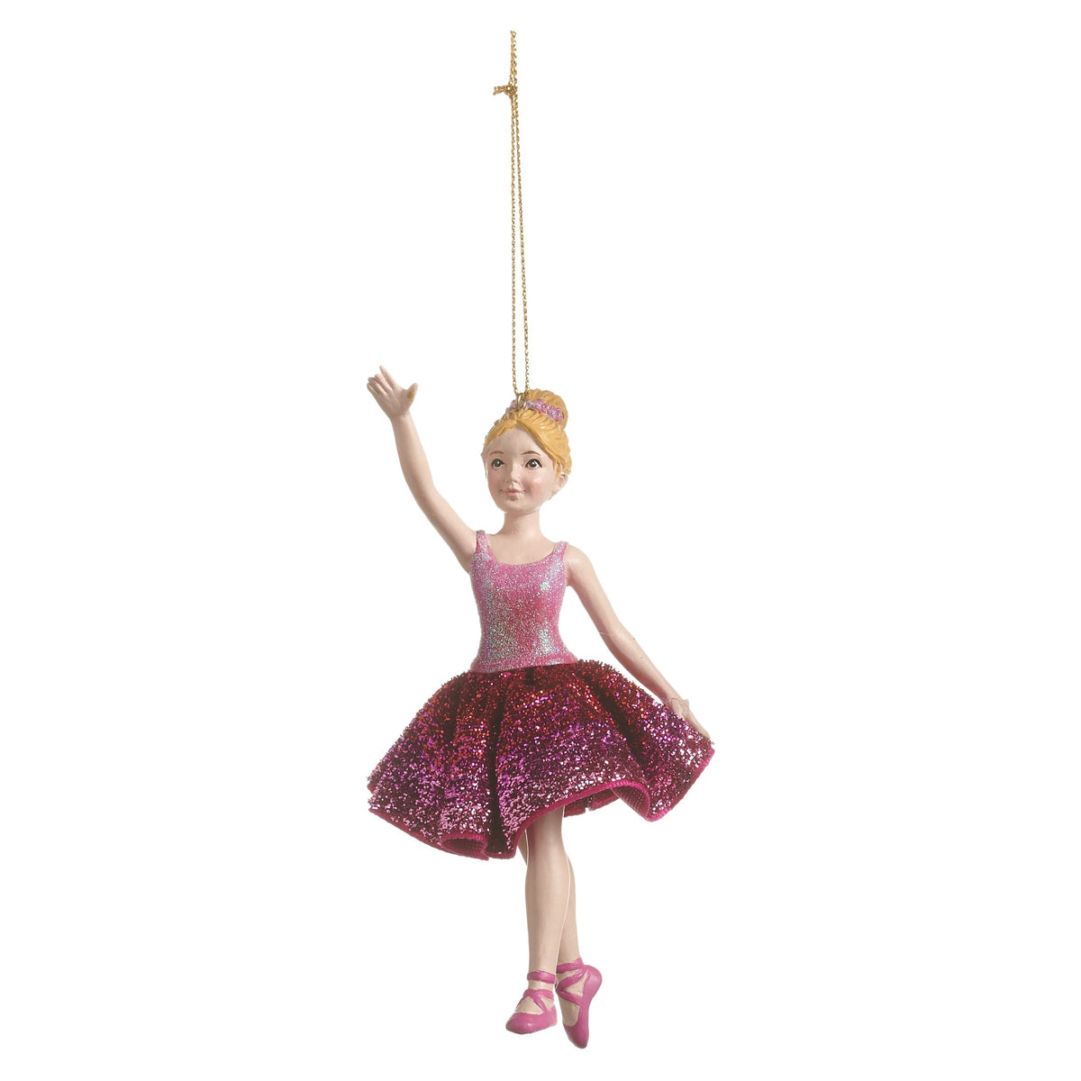 5.5" Nutcracker Suite Character Ornament, Pink Ballerina