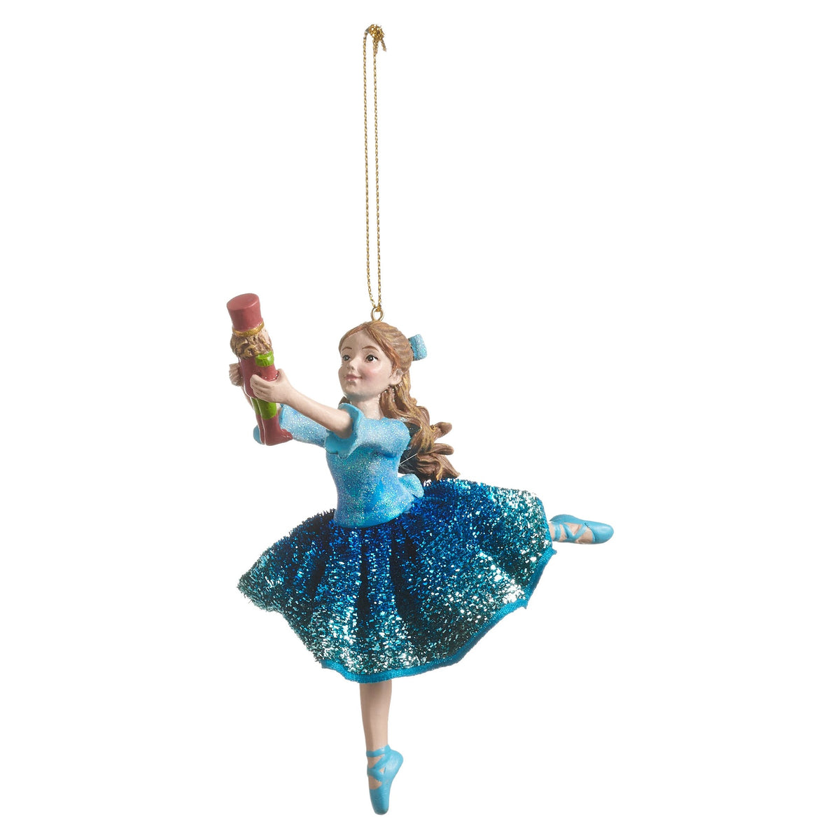 5.5" Nutcracker Suite Character Ornament, Blue Ballerina