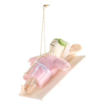 5.5" Spa Day Mice Ornaments, Bathrobe