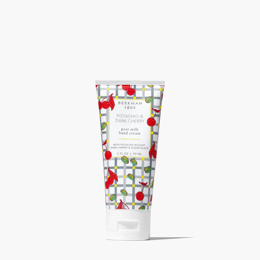 Pistachio and Dark Cherry Goat's Milk Hand Cream