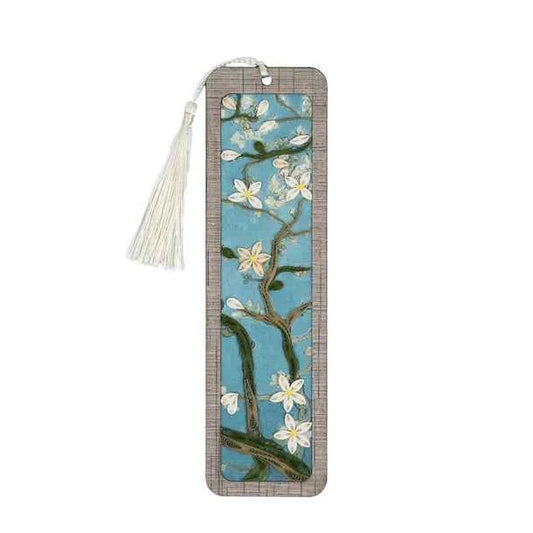 Almond Blossoms Quilling Art Bookmark