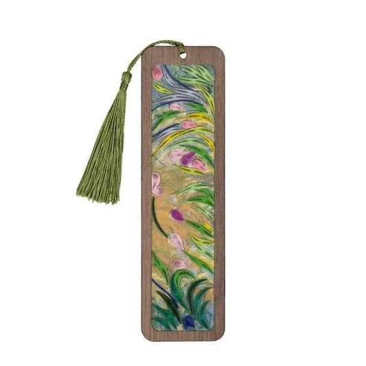 The Path through the Irises Quilling Art Bookmark