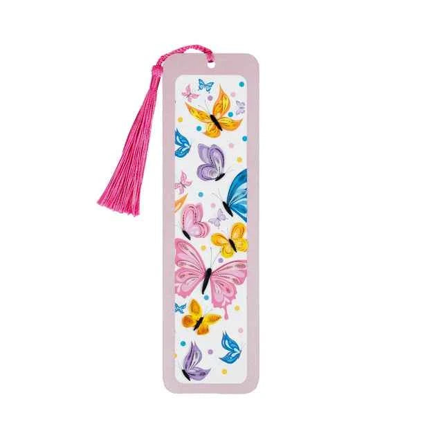 Butterflies Handmade Quilled Paper Bookmark