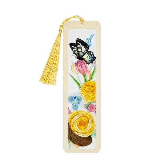 Spring Cornucopia Handmade Quilled Paper Bookmark