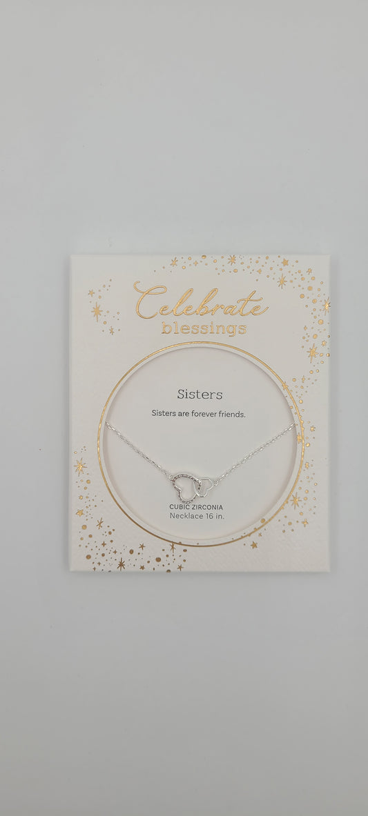 Sister Heart Necklace - Celebrate Blessings