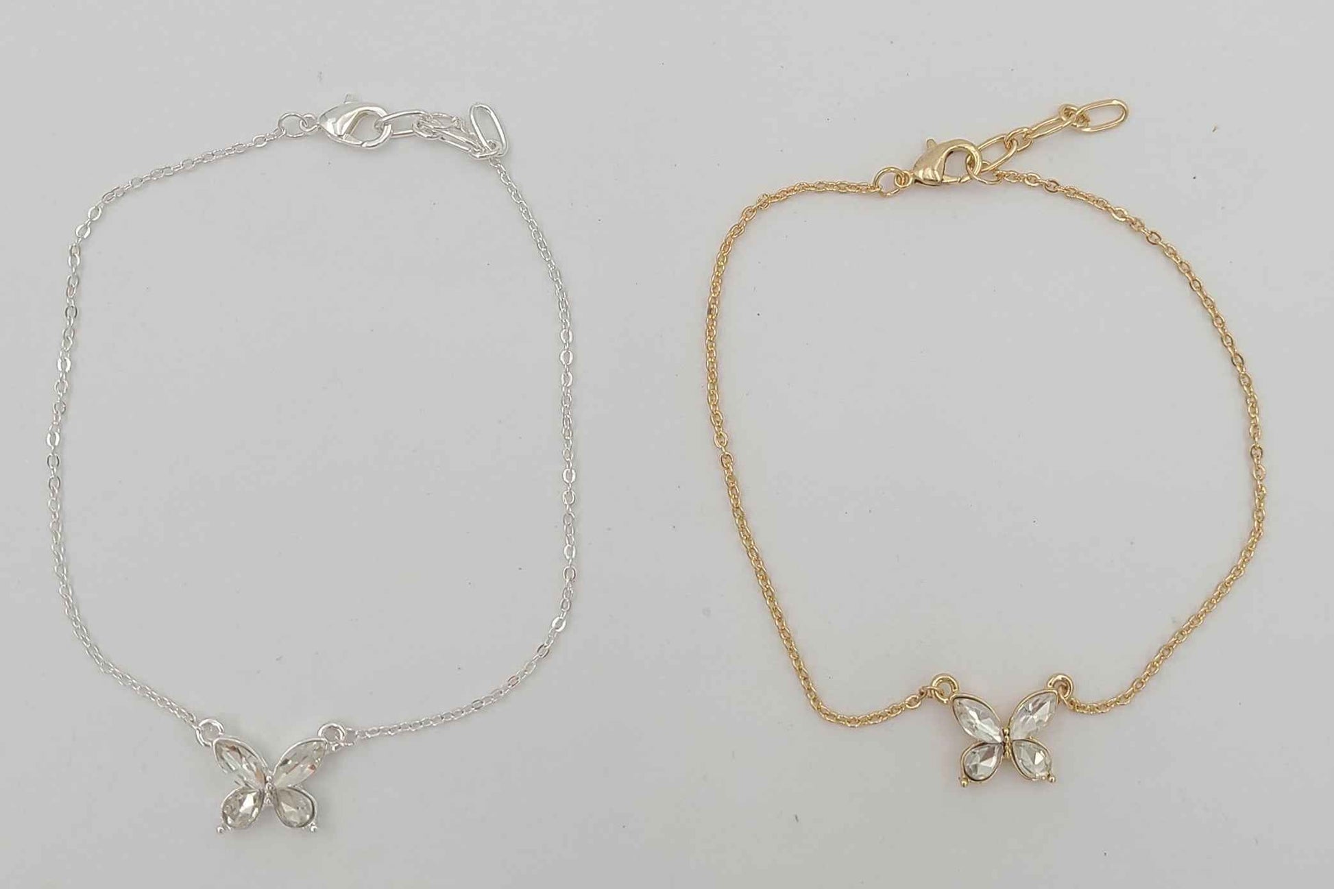 Jeweled Butterfly Anklet