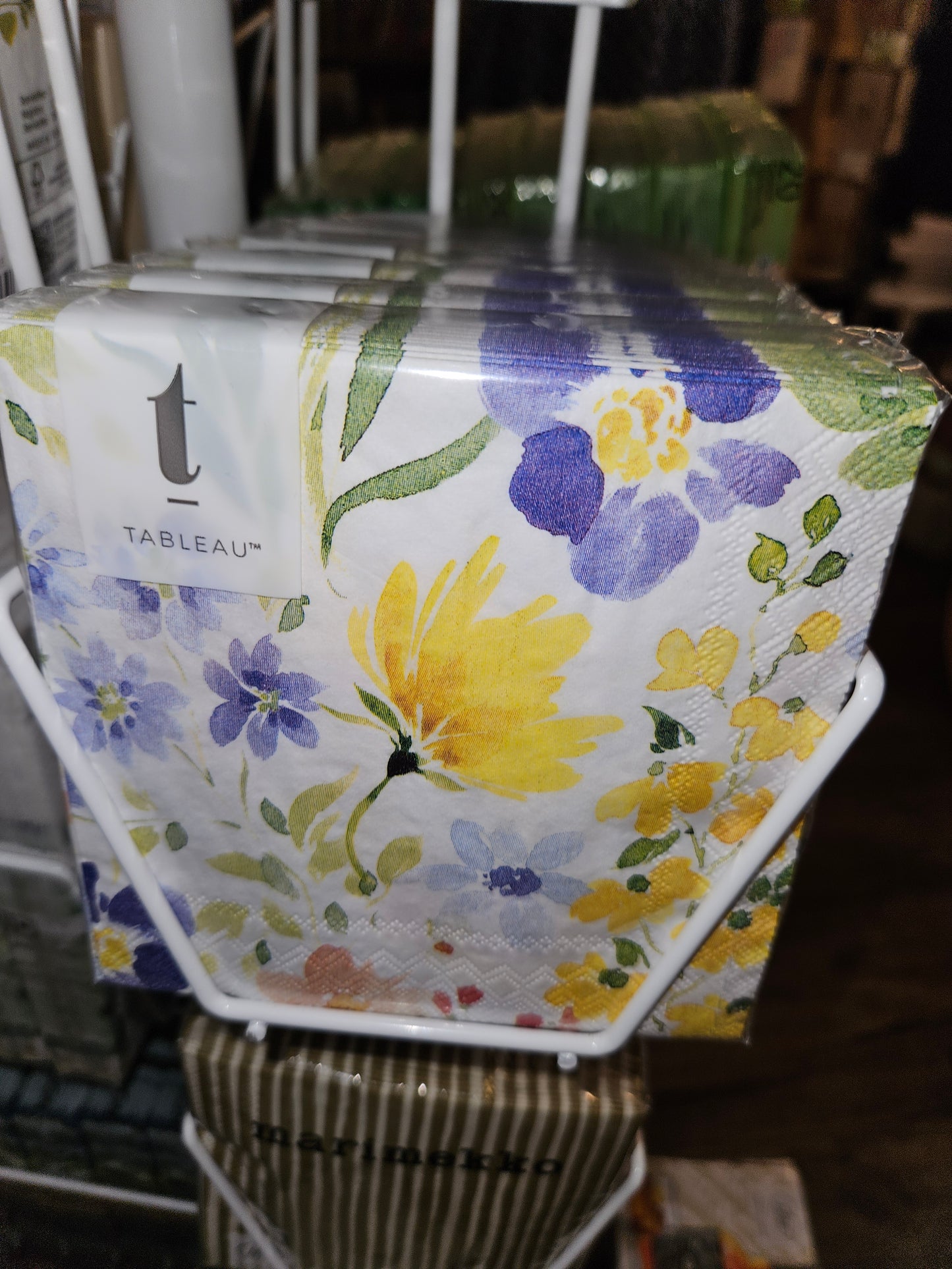 Floral Bouquet Beverage Napkins