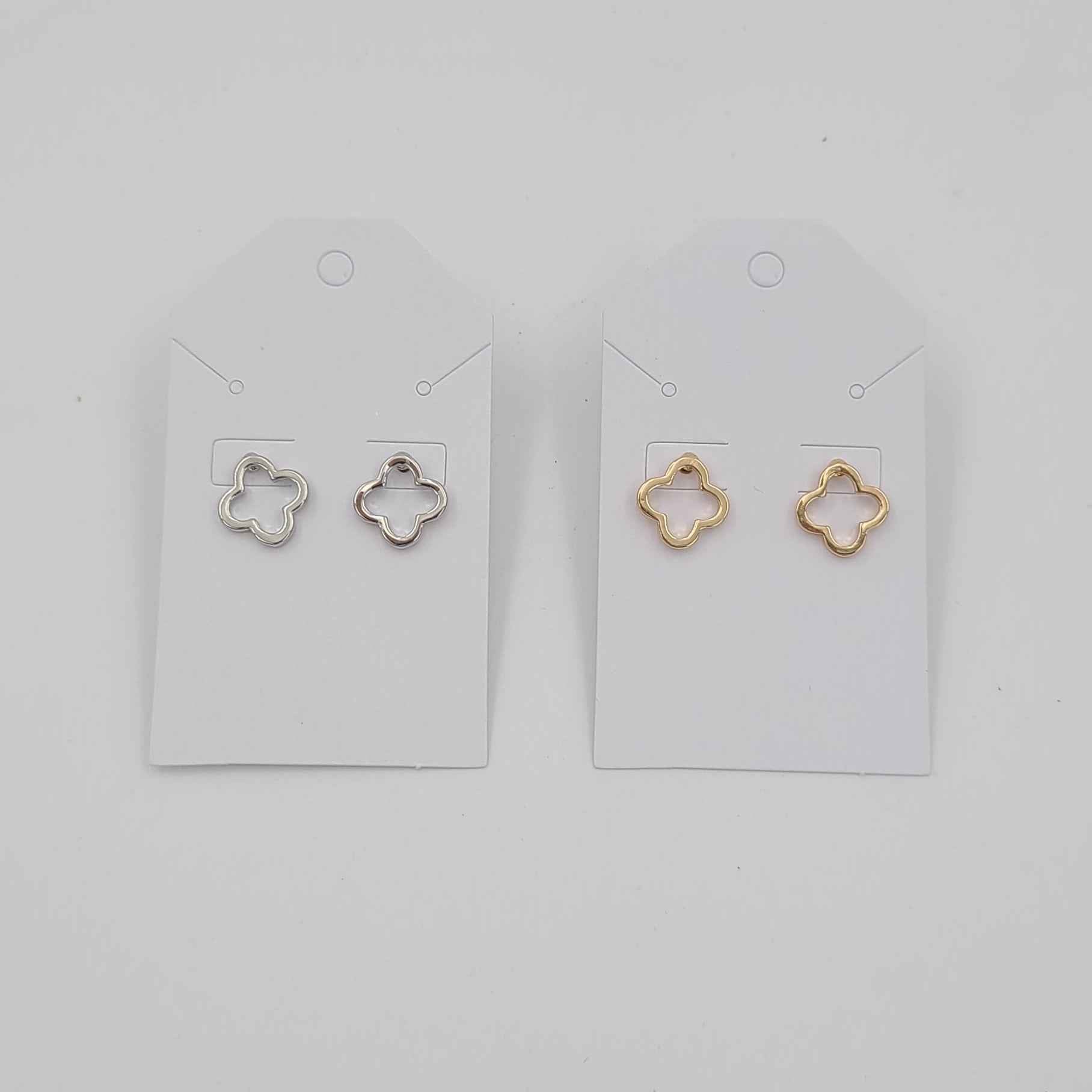 Dainty Clover Earrings