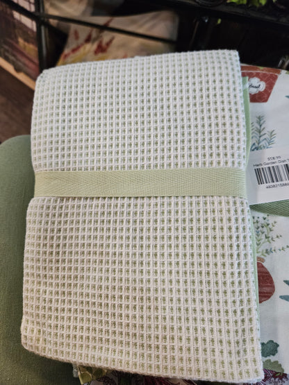 Light Green Songbird Dish Towel