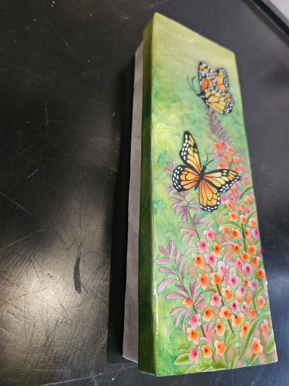 Monarch Butterflys Long Capiz Box