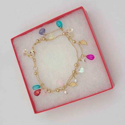 Dainty Glass Bead Bracelet