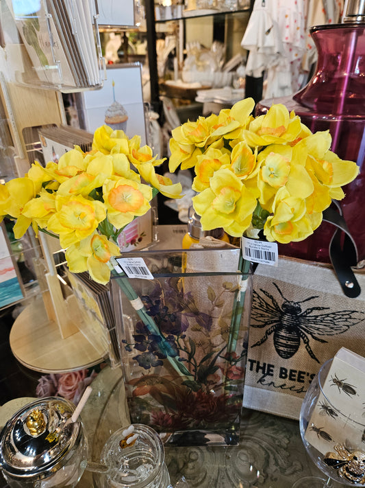 17-in Yellow Daffodil Bundle-3 Stems