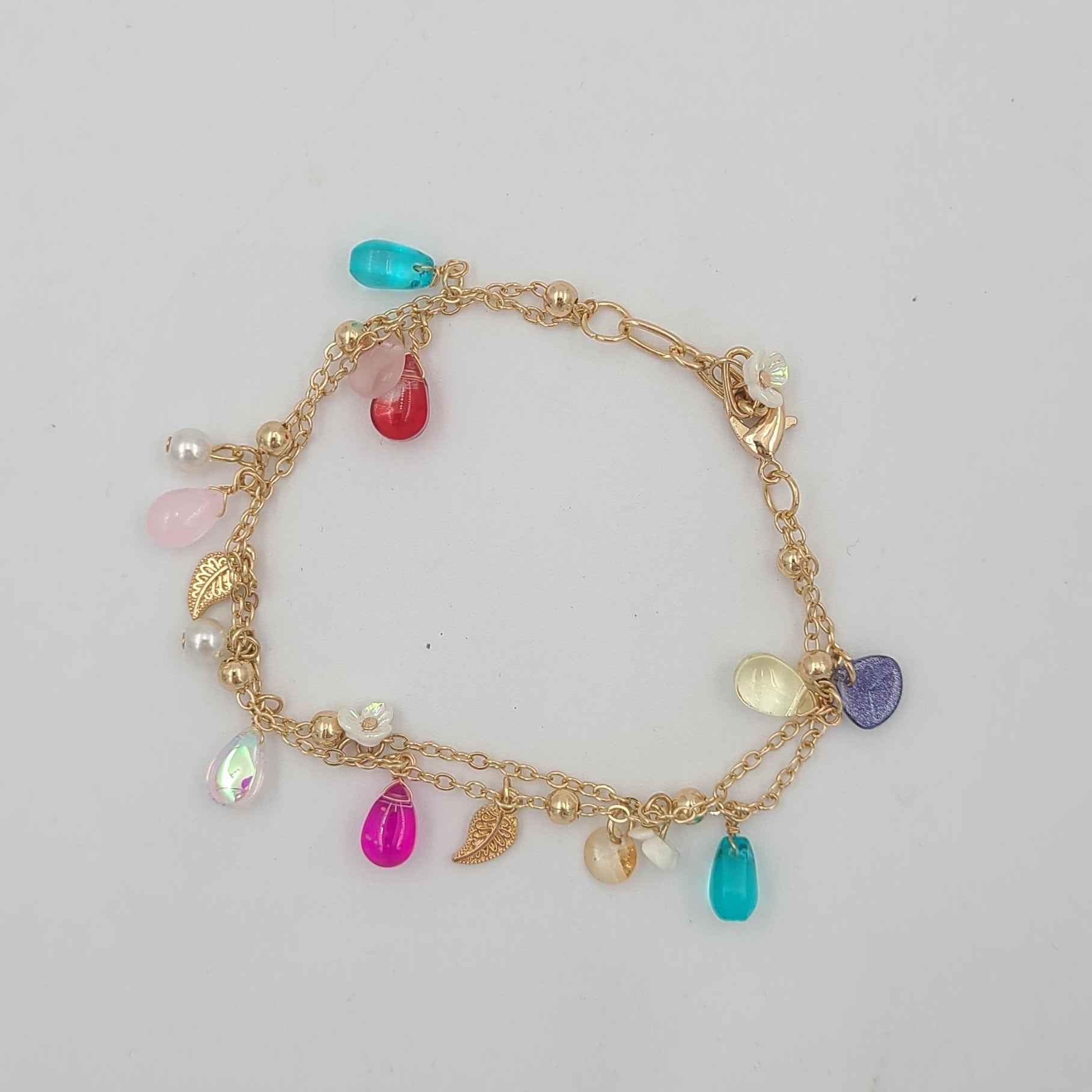Dainty Glass Bead Bracelet