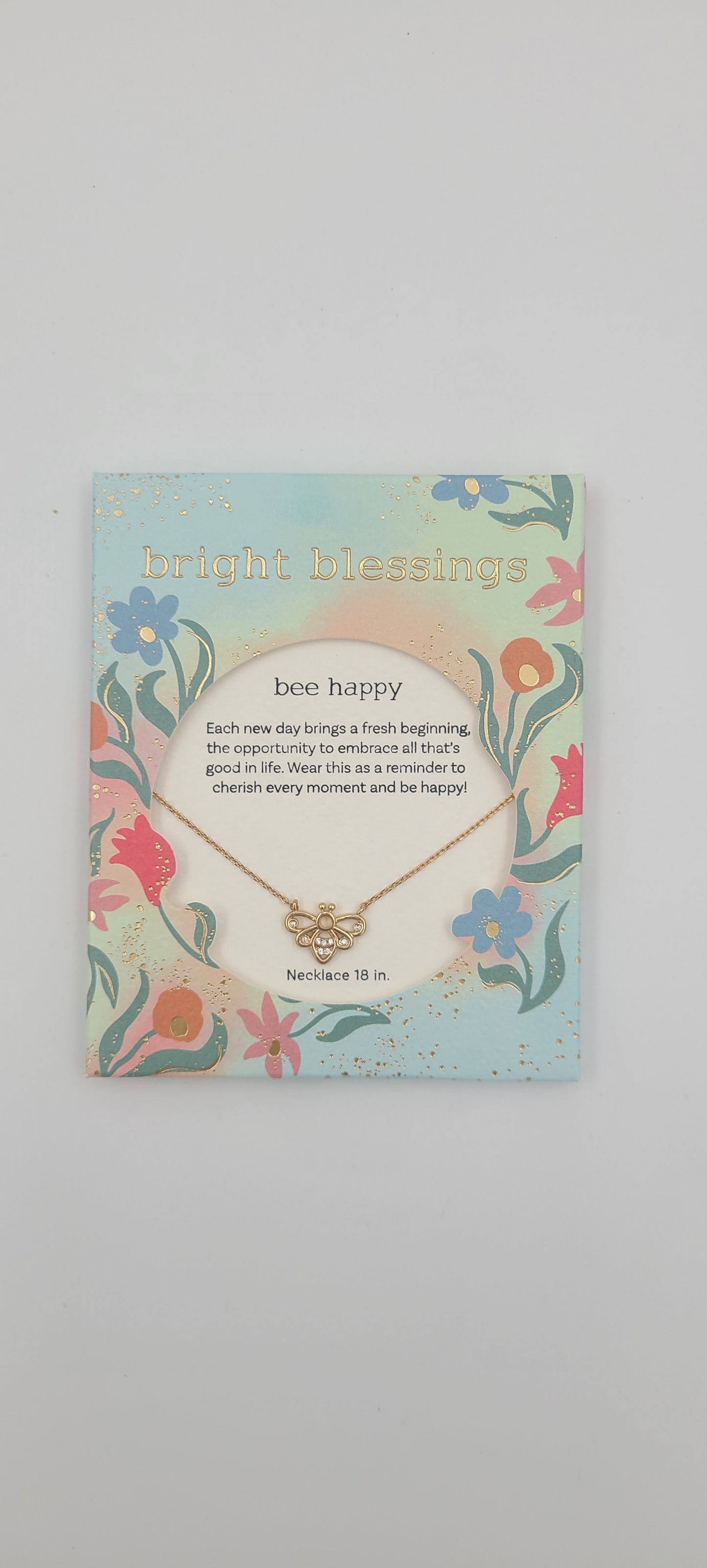 Bee Happy Necklace - Bright Blessings