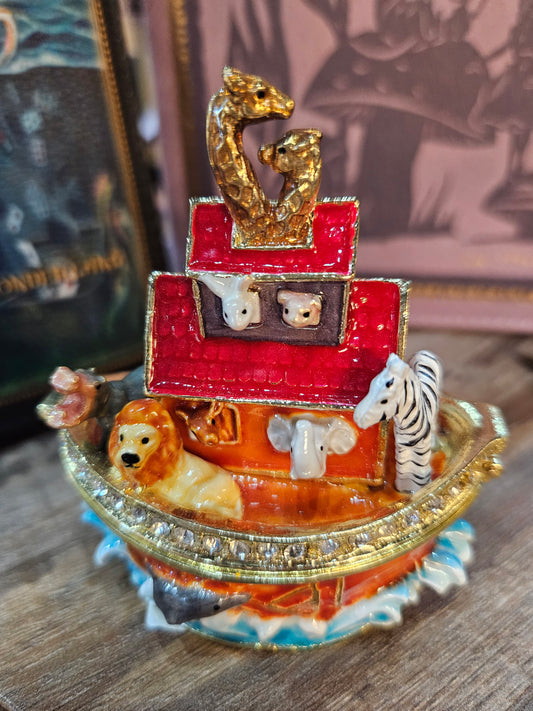 Noah's Ark Trinket Box