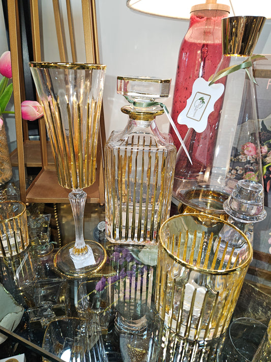 Timeless Gold Champagne Glasses - 24Kt Gold