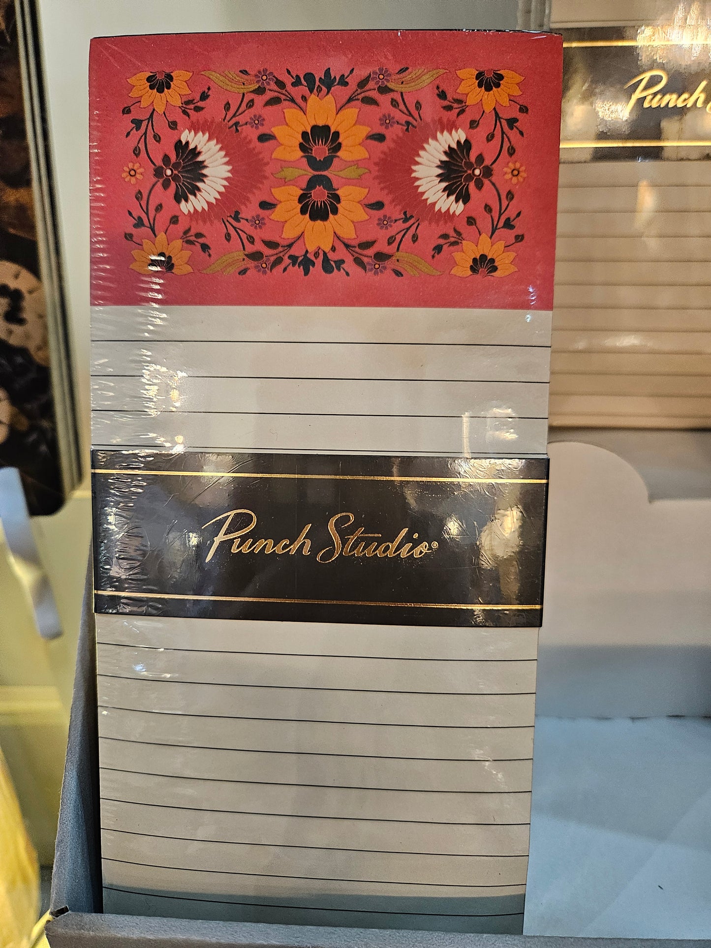 Notepad List Wide Belly Band-Renaissance Coral