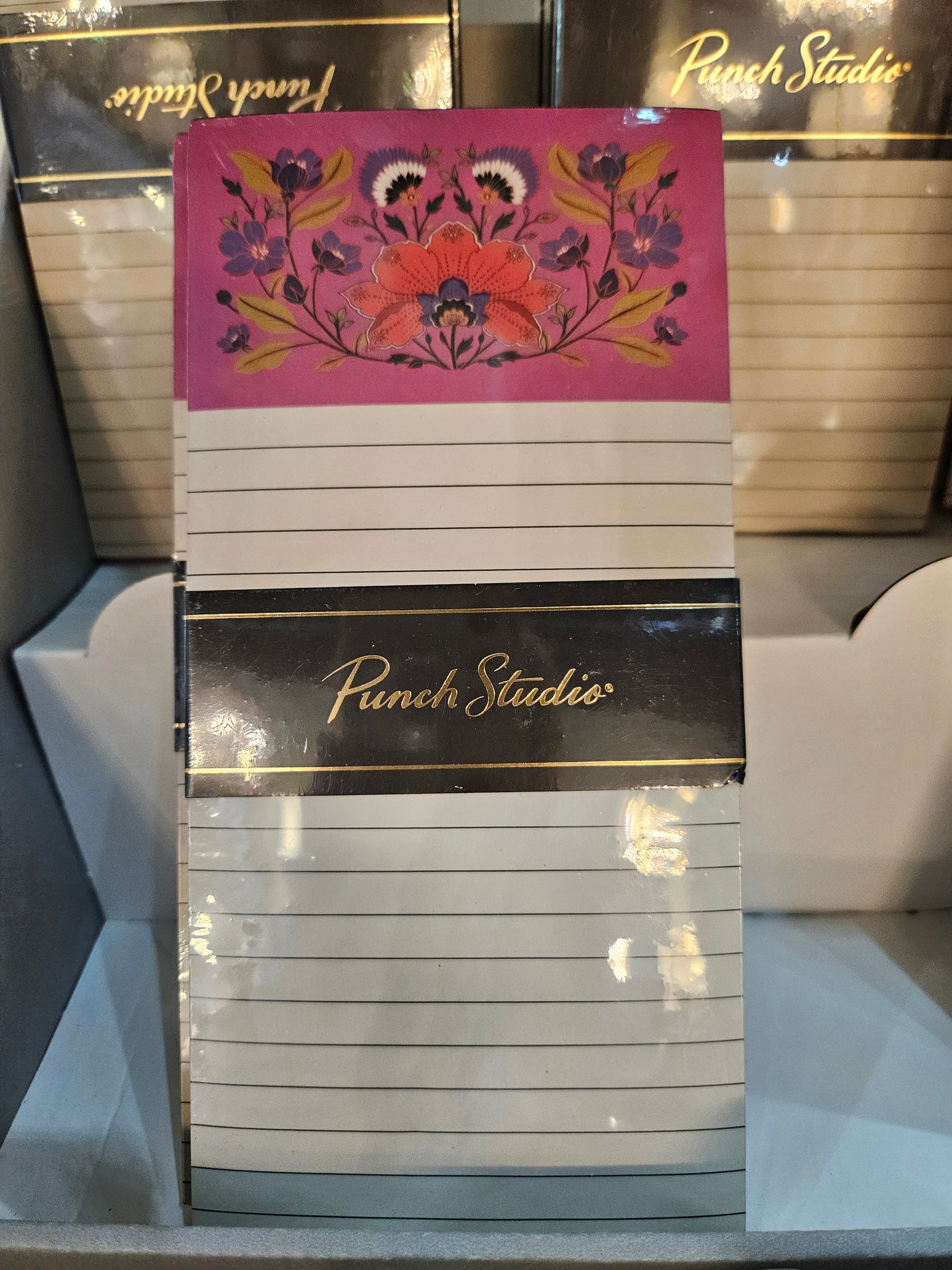 Notepad List Wide Belly Band-Renaissance Pink