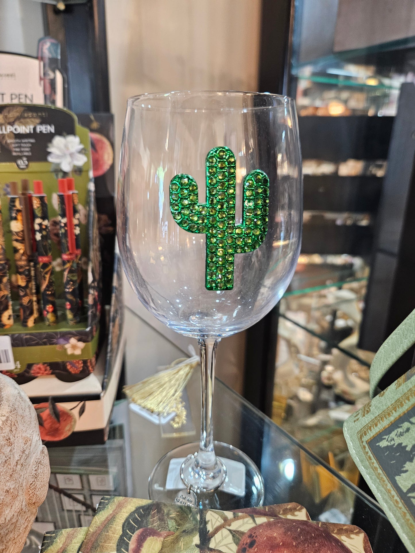 Green Cactus Stemmed