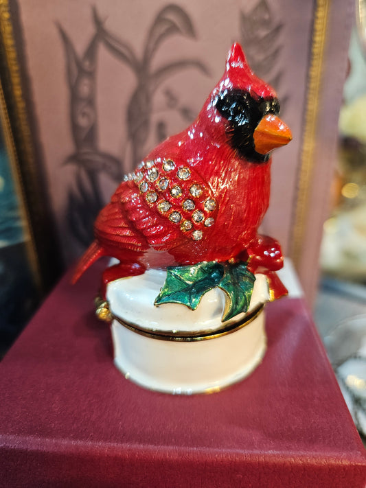 Cardinal Trinket Box
