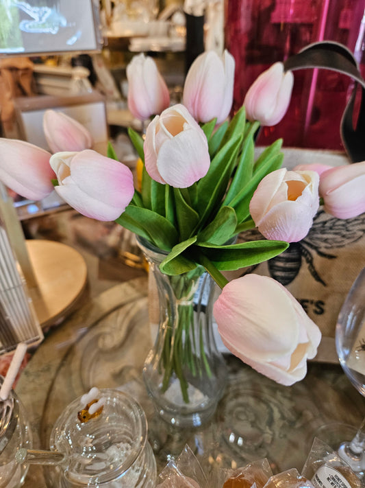 13 In Pink Real Touch Mini Tulip Bundle-12 Stems