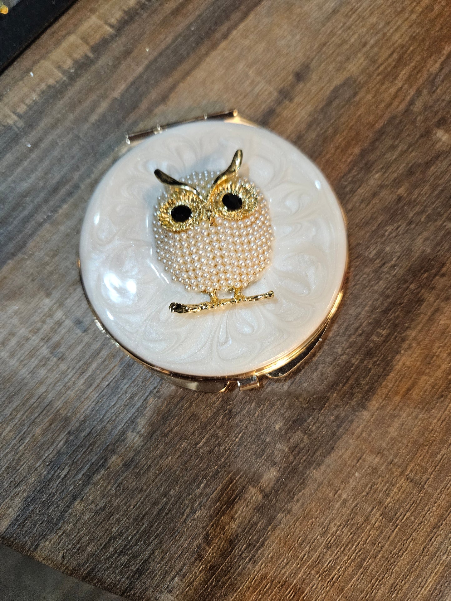 Owl Compact Mirror