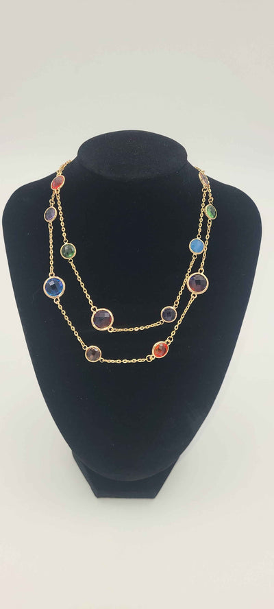 Colored Glass Necklace