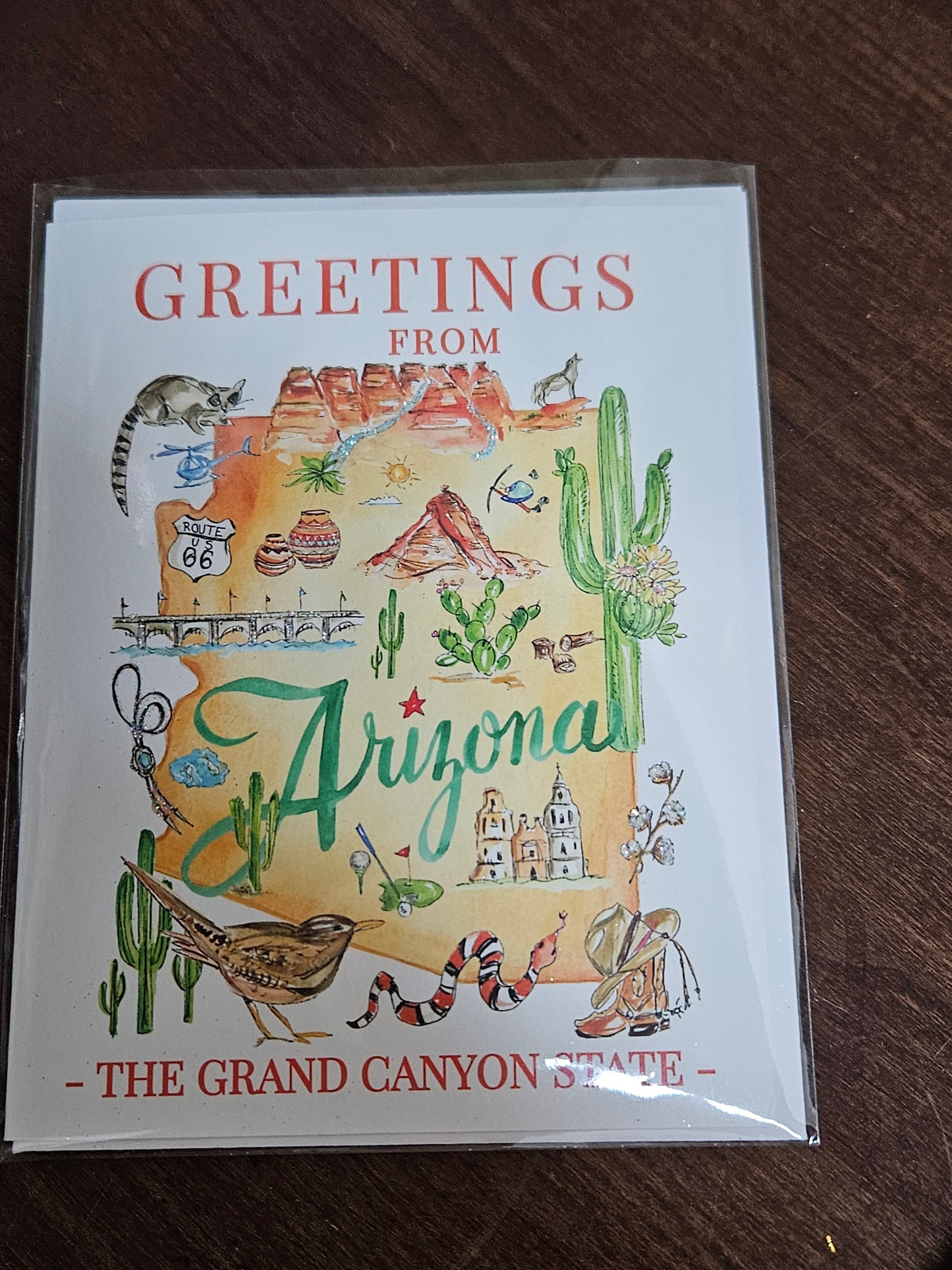 Greeting Cards - Arizona Hand painted Icons