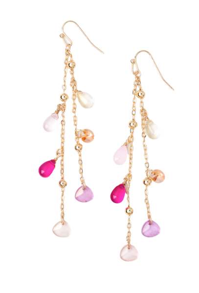 Glass Droplets Earrings