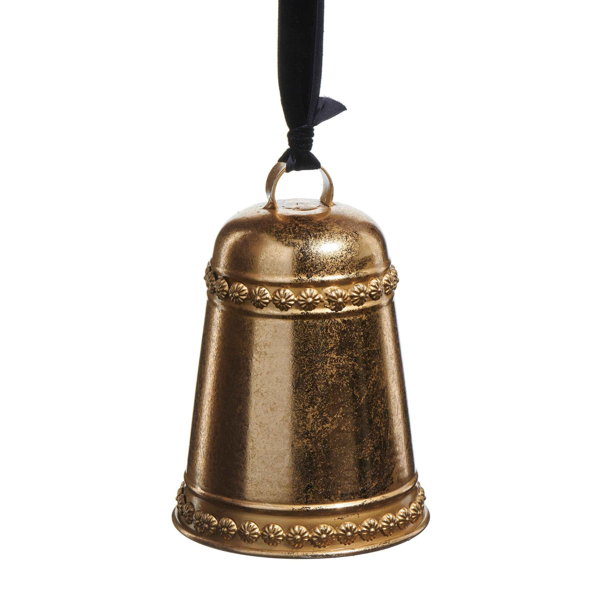 Soft Gold Metal Bell Ornament