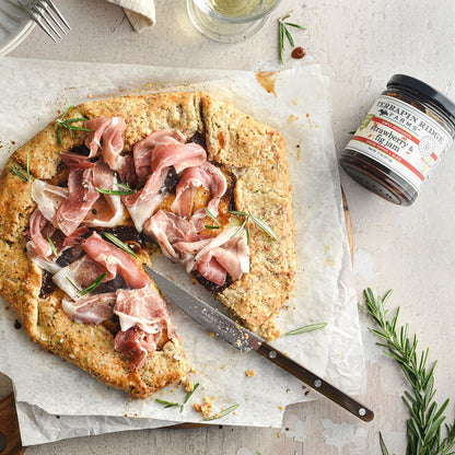 Strawberry & Fig Jam, shown in a styled setting
