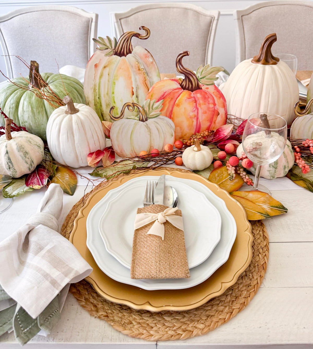 Water Color Pumpkins
