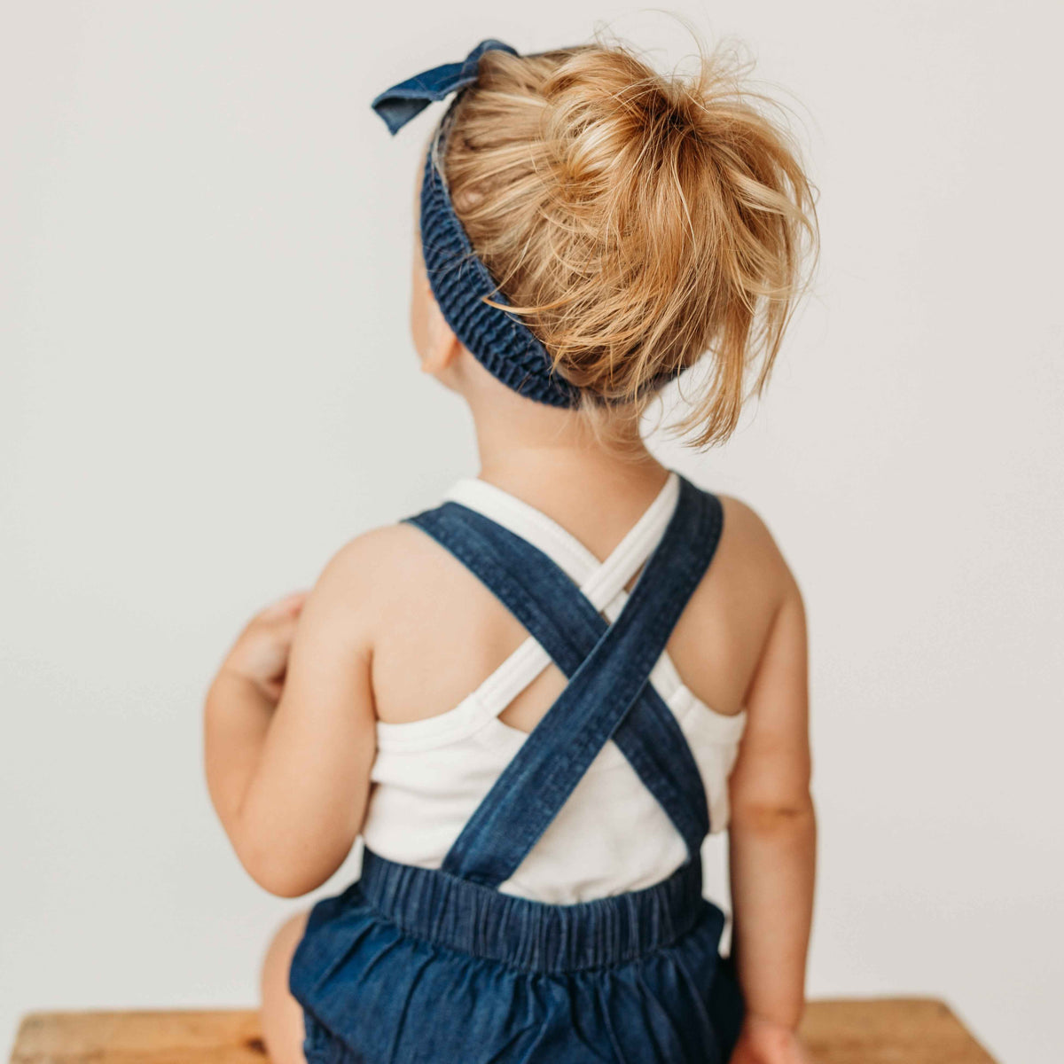 Organic Criss-Cross Bodysuit, White