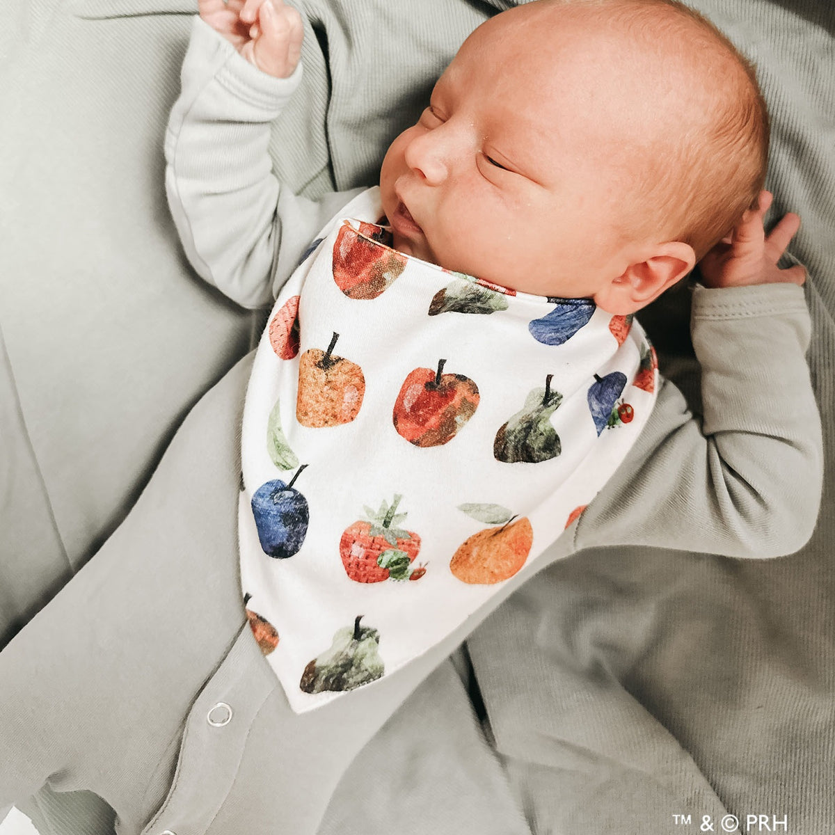 Organic Cotton Bandana Bib Set of 3, Multi Print, view 4